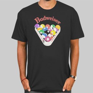 Vintage 90s Budweiser Pool Ball Shirt Cheap