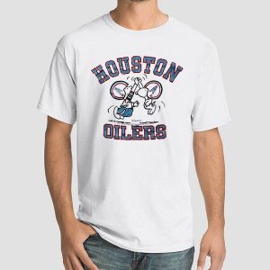 Vintage 90s Houston Oilers T Shirt Cheap