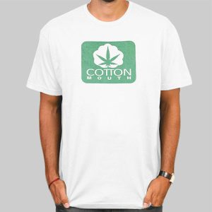 Vintage 90s Marijuana Weed Cottonmouth High T Shirt Cheap