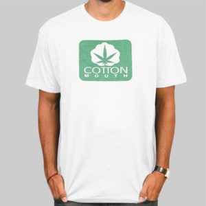 Vintage 90s Marijuana Weed Cottonmouth High T Shirt Cheap 4