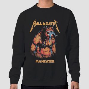 Vintage 90s Metal Beast Hall and Oates Maneater Shirt Cheap