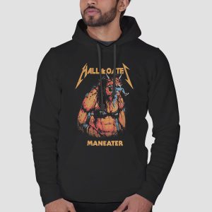 Vintage 90s Metal Beast Hall and Oates Maneater Shirt Cheap 3