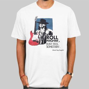 Vintage 90s Roll Now Stevie Ray Vaughan T Shirt Cheap