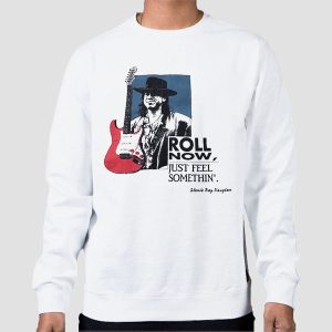 Vintage 90s Roll Now Stevie Ray Vaughan T Shirt Cheap