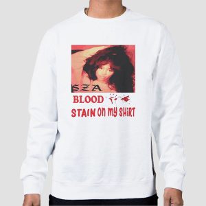 Vintage Album Photo Sza Bloodstain Shirt Cheap