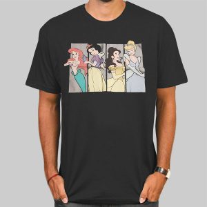 Vintage Art Drawing Princess Shirt Cheap