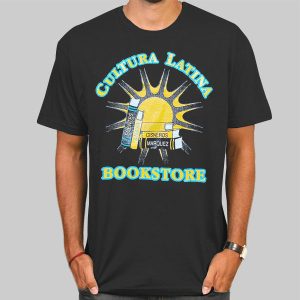 Vintage Bookstore Culture Latina T Shirt Cheap