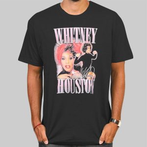 Vintage Bootleg Whitney Houston T Shirt Cheap