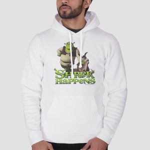 Vintage Cartoon Donkey and Shrek Shirt Cheap 3