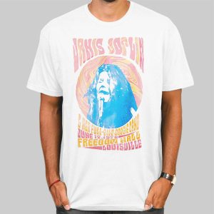 Vintage Concert Tour Janis Joplin T Shirt Cheap