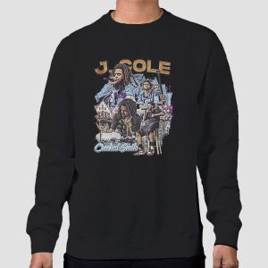 Vintage Crooked Smile Rapper J Cole Shirt Cheap