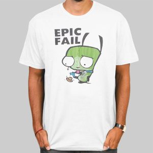 Vintage Epic Fail Invader Zim Shirt Cheap