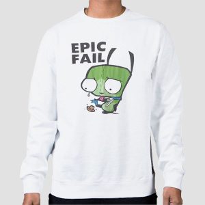 Vintage Epic Fail Invader Zim Shirt Cheap