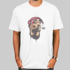 Vintage Face Rapper Tupac T Shirts Cheap