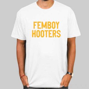 Vintage Font Femboy Hooters Shirt Cheap