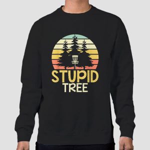 Vintage Frisbee Golf Stupid Tree Shirt Cheap