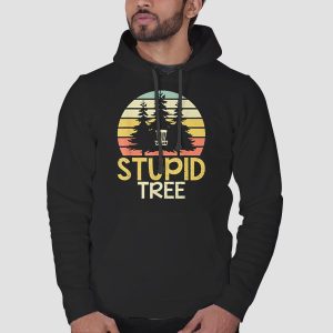 Vintage Frisbee Golf Stupid Tree Shirt Cheap 3