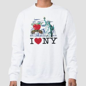 Vintage Fruit of the Loom I Love Ny Tshirt Cheap