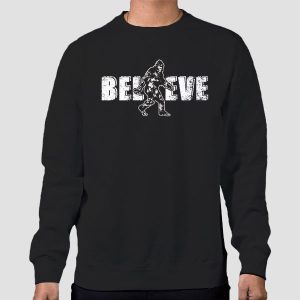 Vintage Funny Bigfoot Believe Sasquatch T Shirt Cheap