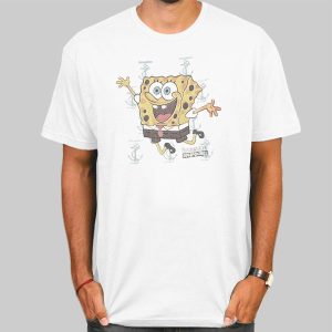 Vintage Funny Cartoon Spongebob Shirt Cheap