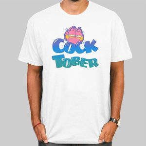 Vintage Funny Garfield Cocktober Shirt Cheap