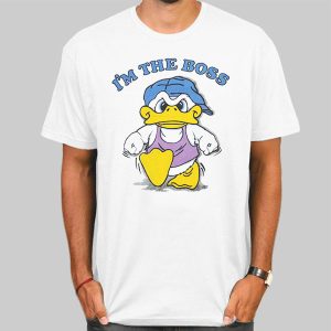 Vintage Funny I M the Boss Duck Shirt Cheap