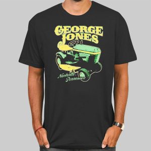 Vintage George Jones Lawn Mower Shirt Cheap