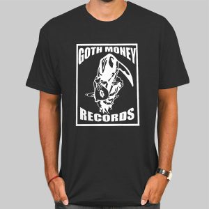 Vintage Grim Reaper Goth Money Records Shirt Cheap