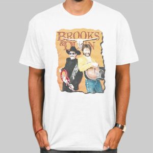 Vintage Guitarist Brooks and Dunn T Shirt Cheap 4