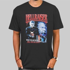 Vintage Horror Hellraiser Terrifier 2 Shirt Cheap