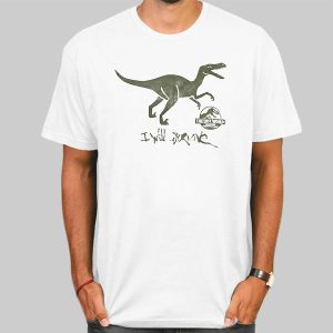 Vintage I Will Survive Jurassic Park Tshirt Cheap