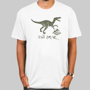 Vintage I Will Survive Jurassic Park Tshirt Cheap 4