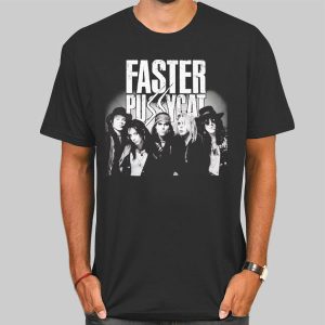 Vintage Inspired Faster Pussycat T Shirt Cheap