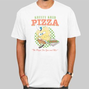 Vintage Krusty Krab Pizza Shirt Cheap