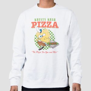 Vintage Krusty Krab Pizza Shirt Cheap