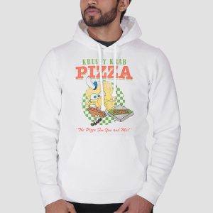 Vintage Krusty Krab Pizza Shirt Cheap 3