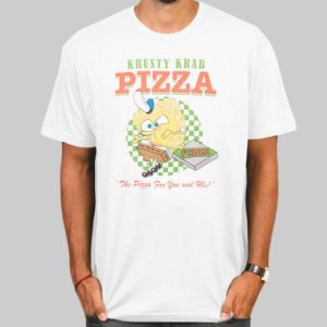 Vintage Krusty Krab Pizza Shirt Cheap 4