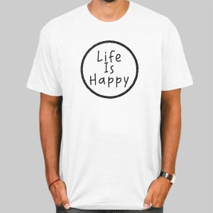 Vintage Life Is Happy Shirt Cheap