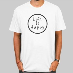 Vintage Life Is Happy Shirt Cheap 4