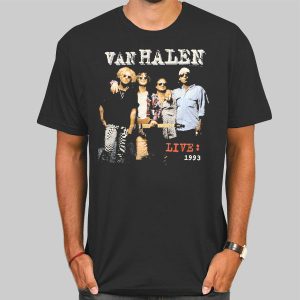 Vintage Live 1993 Van Halen Tshirt Cheap