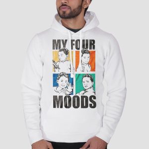 Vintage My Four Moods Meme Shirt Cheap 3