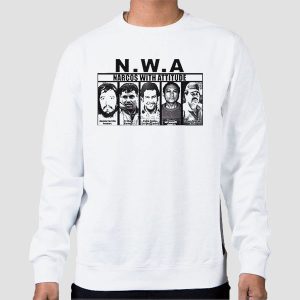 Vintage NWA Attitude Narcos Shirt Cheap