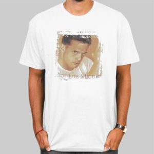 Vintage Photo Graphic Luis Miguel Shirt Cheap 4