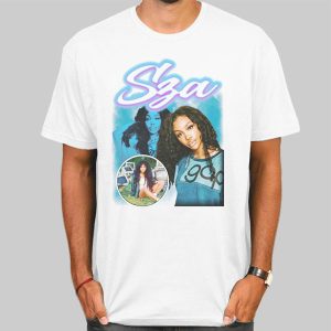 Vintage Photo Rapper Sza T Shirt Cheap