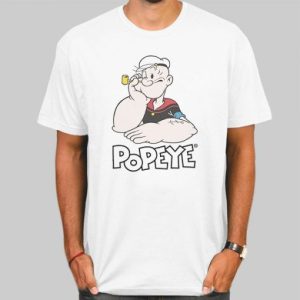 Vintage Popeye the Sailor Man Olive Oil Shirt Cheap 4