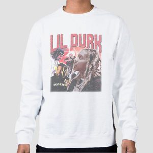 Vintage Portrait Rapper Lil Durk Shirt Cheap