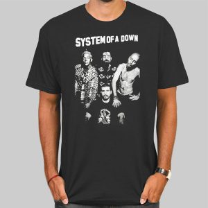 Vintage Portrait System of a Down Shirt Cheap