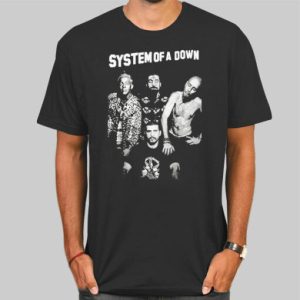 Vintage Portrait System of a Down Shirt Cheap 4