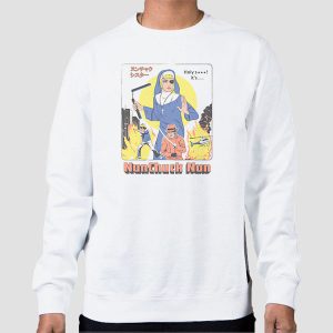 Vintage Poster Nunchuck Nun Shirt Cheap