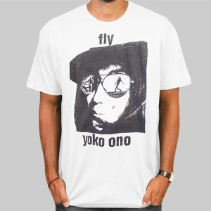 Vintage Potrait Fly Yoko Ono T Shirt Cheap